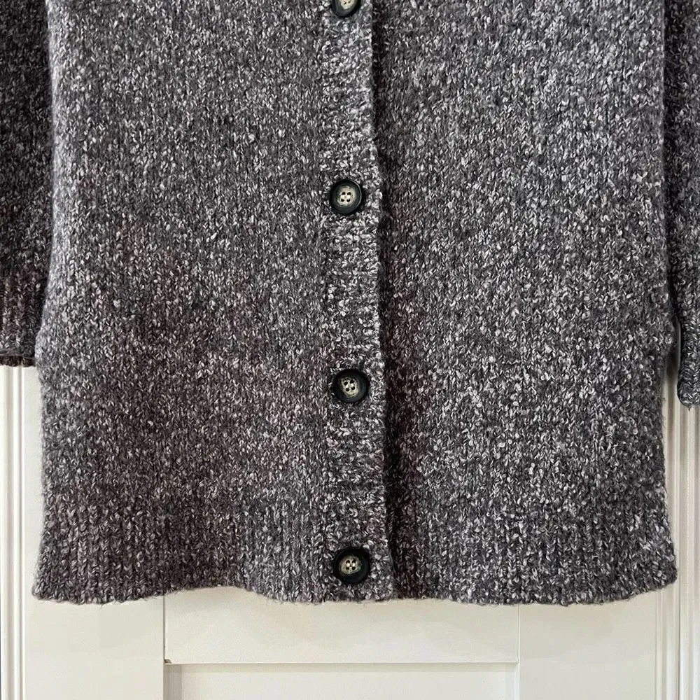 ATM Anthony Thomas Melillo Sweater Womens XS Gray Alpaca Blend Button Up